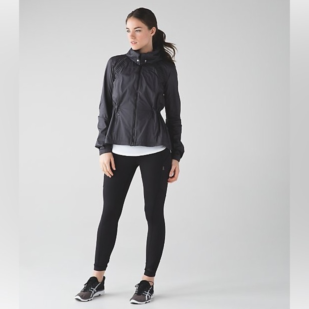 Lululemon Making Moves Black Hooded Jacket